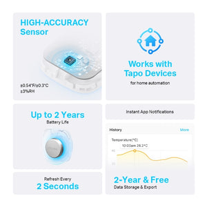 TP-Link Smart Temperature & Humidity Sensor Tapo T310